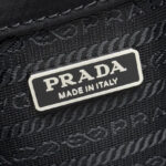 Prada Re-Nylon Mini-bag With Studs 1BE067 Black
